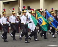 Polícia Militar do Paraná homenageia autoridades no Dia do Patrono, na cerimônia no quartel do Comando Geral, em Curitiba - Data: 16/05/2011
