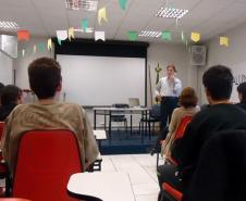 Jacson Leite no workshop sobre vivência profissional no setor público