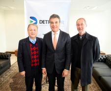 Jacson Carvalho Leite, Beto Richa e Marcos Traad