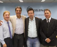 Jacson Carvalho Leite, José Richa Filho, Darlan Scalco e Nelson Garcia