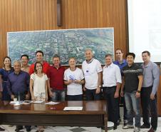 Reunião na prefeitura para apresentação das soluções em TIC desenvolvidas pela Celepar voltadas à modernização da gestão pública municipal