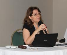 Cristina Filipak, gerente de Inovação Corporativa (GIC), apresenta os resultados do grupo de trabalho de Engenharia de Software, coordenado pela Celepar