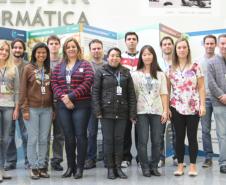 Equipe da DICAC, responsável pelo atendimento aos contribuintes paranaenses