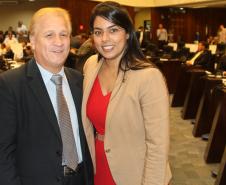 Jacson Carvalho Leite e a deputada Claudia Pereira