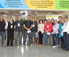 Equipe da Celepar responsável pelo desenvolvimento do novo sistema