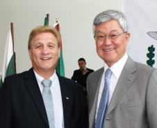  Jacson Leite e o secretário do Planejamento e Coordenação Geral, Cassio Taniguchi