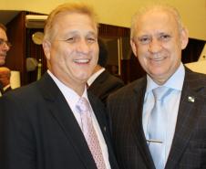 Presidente Jacson Leite e o lider do governo, deputado estadual Ademar Traiano (PSDB) 