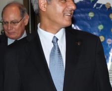 O secretário de Infraestrutura e Logística, José Richa Filho e o diretor administrativo-financeiro da Companhia de Informática do Paraná/Celepar, Lucio Alberto Hansel