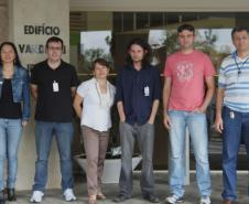 Equipe responsável pelo desenvolvimento do sistema de merenda escolar: Joice Takaki, Thales Ramos de Queiroz
Marcia Yurimi Ono Sens, Reginaldo de Oliveira, Murilo Polli e
Alexandre de Paula Baptista