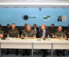 Reunião no Centro Integrado de Informações Estratégicas (CIIE)