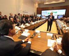 O governador Beto Richa, reuniu-se com seu secretariado e instalou o Gabinete de Gestão e Informações.