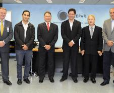 Elcio Marcowcz, Crisley Almeida, Nelson Garcia, Marconi Eugenio, Jacson Leite e Sérgio Gazzola