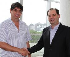 Prefeito de Quedas do Iguaçu, Jacaré e o secretário Edson Casagrande