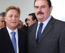 Presidente Jacson Carvalho Leite e o secretário Cezar Silvestri