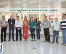 Os aniversariantes, Daniel, Mauro, Carvilhe, Marcia, Regina, Priscilla, Paulo, GIlmar e Viani