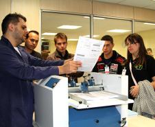 Celepar recebe visita de alunos do Curso Técnico em Informática de Canoinhas