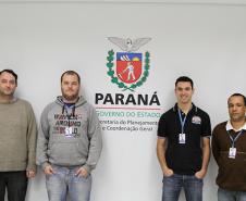 Equipe responsável pelo suporte técnico da Rede Executiva do Governo na SEPL.