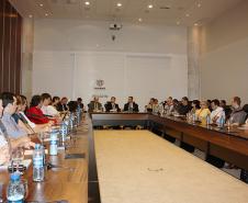 Equipe da Celepar na reunião no GGI