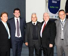 Jacson Carvalho Leite, Delfino Natal de Souza, Alipio Leal, Harmut Glaser e Danilo Scalet 