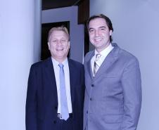 Jacson Carvalho Leite e o deputado Wilson Quinteiro