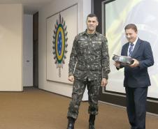 Coronel Roberth Alexandre Eickhoff e Jacson Carvalho Leite