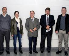 Helio Silvio Piccinatto, Elisabeth Hoffmann, Jacson Carvalho Leite, José Juracy Macedo e Mário Morais Junior