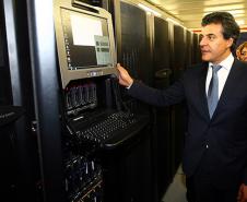 Governador Beto Richa inaugura novo Data Center corporativo do governo e o Centro Integrado de Informações Estratégicas da Celepar.