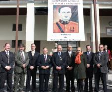Equipe da Celepar presente na cerimônia da Polícia Militar do Paraná: Elcio Jorge Marcowcz, José Juracy Macedo, Carlos Pessoa, Jacson Leite,  Lucio Hansel, Carlos Roberto de Oliveira, Cicemara Cordeiro,  Mauro Sorgenfrei e Danilo Scalet
