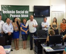 Prefeito Gerson Zanusso destaca a parceria entre a Prefeitura e a Celepar para a realização do curso em Nova Esperança