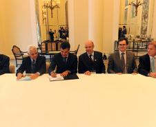 Presidente da Microsoft Brasil, Michel Levy, Presidente da Microsoft LAtino Americana, Hernan Rincon, Secretário de Ciência e Tecnologia, Alipio Leal, Diretor-Presidente da Tecpar, Júlio Felix, Presidente da Celepar, Jacson Carvalho Leite e demais autoridades.Rio de Janeiro