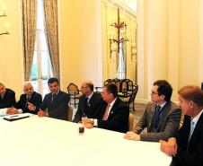 Presidente da Microsoft Brasil, Michel Levy, Presidente da Microsoft LAtino Americana, Hernan Rincon, Secretário de Ciência e Tecnologia, Alipio Leal, Diretor-Presidente da Tecpar, Júlio Felix, Presidente da Celepar, Jacson Carvalho Leite e demais autoridades.Rio de Janeiro
