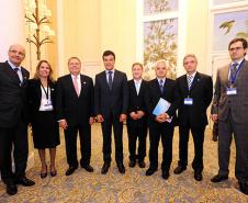 Presidente da Microsoft Brasil, Michel Levy, Presidente da Microsoft LAtino Americana, Hernan Rincon, Secretário de Ciência e Tecnologia, Alipio Leal, Diretor-Presidente da Tecpar, Júlio Felix, Presidente da Celepar, Jacson Carvalho Leite e demais autoridades.Rio de Janeiro