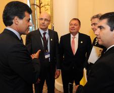 Presidente da Microsoft Brasil, Michel Levy, Presidente da Microsoft LAtino Americana, Hernan Rincon, Secretário de Ciência e Tecnologia, Alipio Leal, Diretor-Presidente da Tecpar, Júlio Felix, Presidente da Celepar, Jacson Carvalho Leite e demais autoridades.Rio de Janeiro