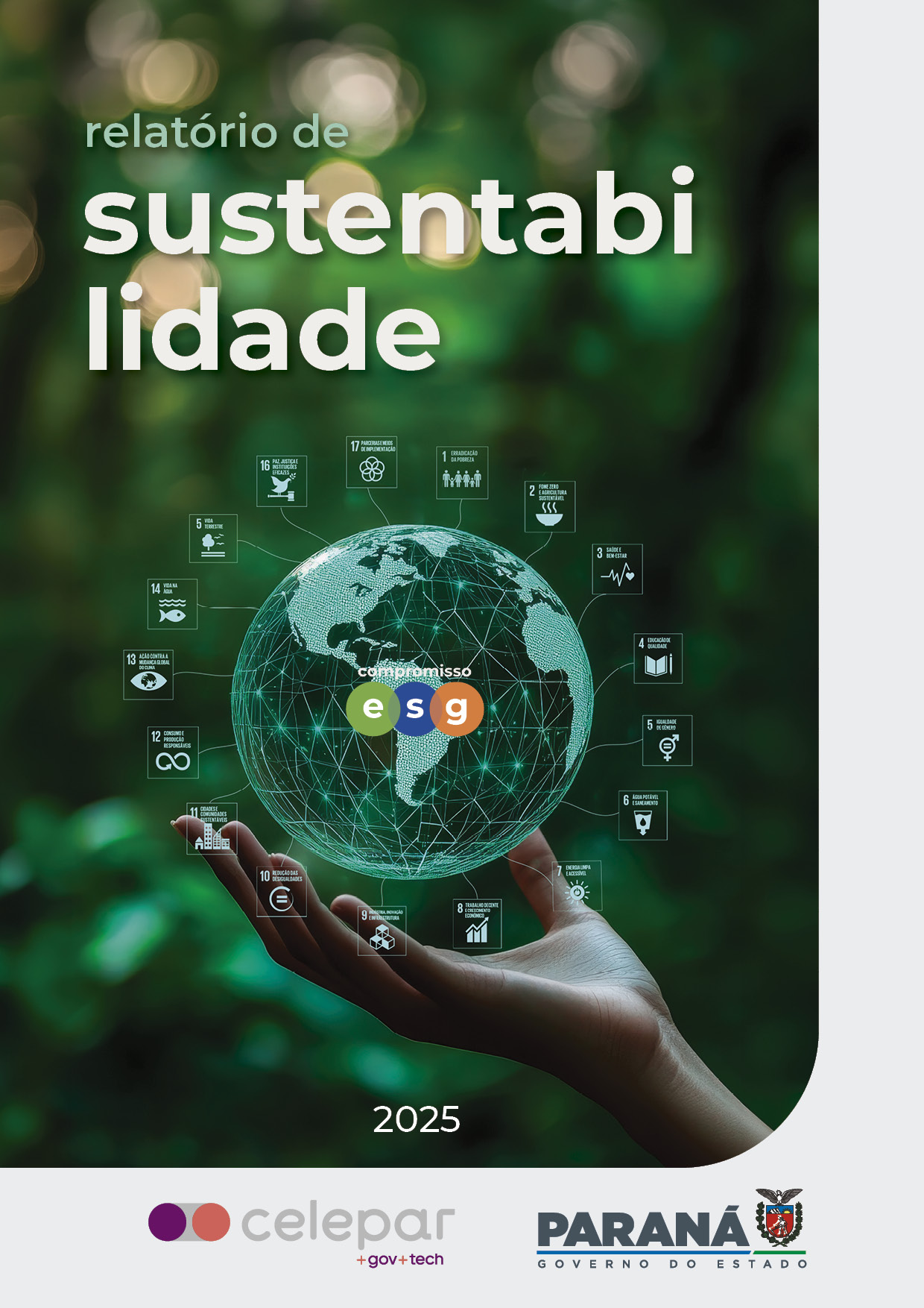 Relatório de Sustentabilidade 2025 capa