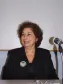A coordenadora da Mesa Redonda: "A Garantia do Direito Humano à Alimentação Adequada", no evento de Extensão Universitária, Zélia Passos 