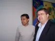 A esq. Anderson Graciano e ao seu lado o diretor-presidente da Celepar, Vanderlei Iensen