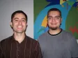 A esq. Jonathas Mikosz de Moura e ao seu lado o Carlos Henrique Roland