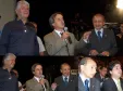Na foto, o secretário da
Agricultura e do Abastecimento
Valter Bianchini, o Governador do
Paraná, Roberto Requião, o ministro
das Cidades, Marcio Fortes e o
diretor das Áreas de Inclusão
Social e Crédito do BNDES, Elvio
Lima Gaspar, na Escola de Governo,
no dia 11 de dezembro de 2007