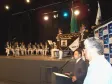 Em destaque o Governador do Paraná,
Roberto Requião e a Banda Municipal de
Araucária, na apresentação na Escola de
Governo, 08 de abril de 2008. Foto
Marcia Midori