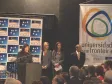 A secretária de Estado da Administração
e da Previdência, Maria Marta Lunardon,
na Escola de Governo, 15 de abril de 
2008 (CONSIG) 
