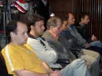 Membros da CIPA e da área de segurança da CELEPAR acompanhando o evento sobre lixo tecnológico, no Plenário da Assembléia Legislativa