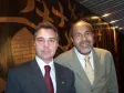 O secretário de Assuntos Estratégicos e diretor-presidente da CELEPAR, Nizan Pereira (dir.)e Luís Malucelli Neto (esq.)na audiência pública sobre o lixo tecnológico, no Plenário da Assembléia Legislativa