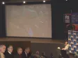 Emilio Pitta, apresentando a primeira 
minissérie produzida no Paraná "A 
Saga", na Escola de Governo, 22 de 
abril de 2008