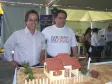 O secretário da Agricultura, Valter Bianchini e um dos coordenadores do programa, Marcírio Machado Sobrinho, na 36.º edição do Paraná em Ação