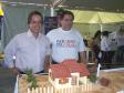 O secretário da Agricultura, Valter Bianchini e um dos coordenadores do programa, Marcírio Machado Sobrinho, na 36.º edição do Paraná em Ação