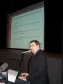 O Chefe de Gabinete do Governador, 
Vanderlei Iensen, durante sua 
apresentação sobre o Programa de Telecomunicações, na Escola de 
Governo, dia 19 de agosto de 2008