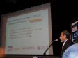 O diretor-presidente da Celepar e 
secretário de Assuntos Estratégicos,
Nizan Pereira, na apresentação na 
Escola de Governo, no dia 30 de 
setembro de 2008 - Foto Marcia Midori