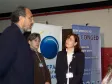 A partir da esq., o diretor-
presidente da Celepar e secretário 
de Assuntos Estratégicos, Nizan 
Pereira, a sua dir. representando a 
UEPG, Maria Salete Marcon Gomes 
Vaz e do IPARDES, Deborah Ribeiro 
Carvalho 