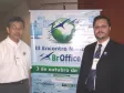 A dir. da assessoria de Planejamento da
Celepar, Vitório Yoshinori Furusho e da
ODF Alliance, Jomar S. Silva 