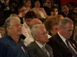 A esquerda o Governador do Paraná, Roberto Requião, o ministro de Assuntos Estratégicos, Roberto Mangabeira Unger e o vice- governador, Orlando Pessuti, na Escola de Governo do dia 27 de novembro de 2007 